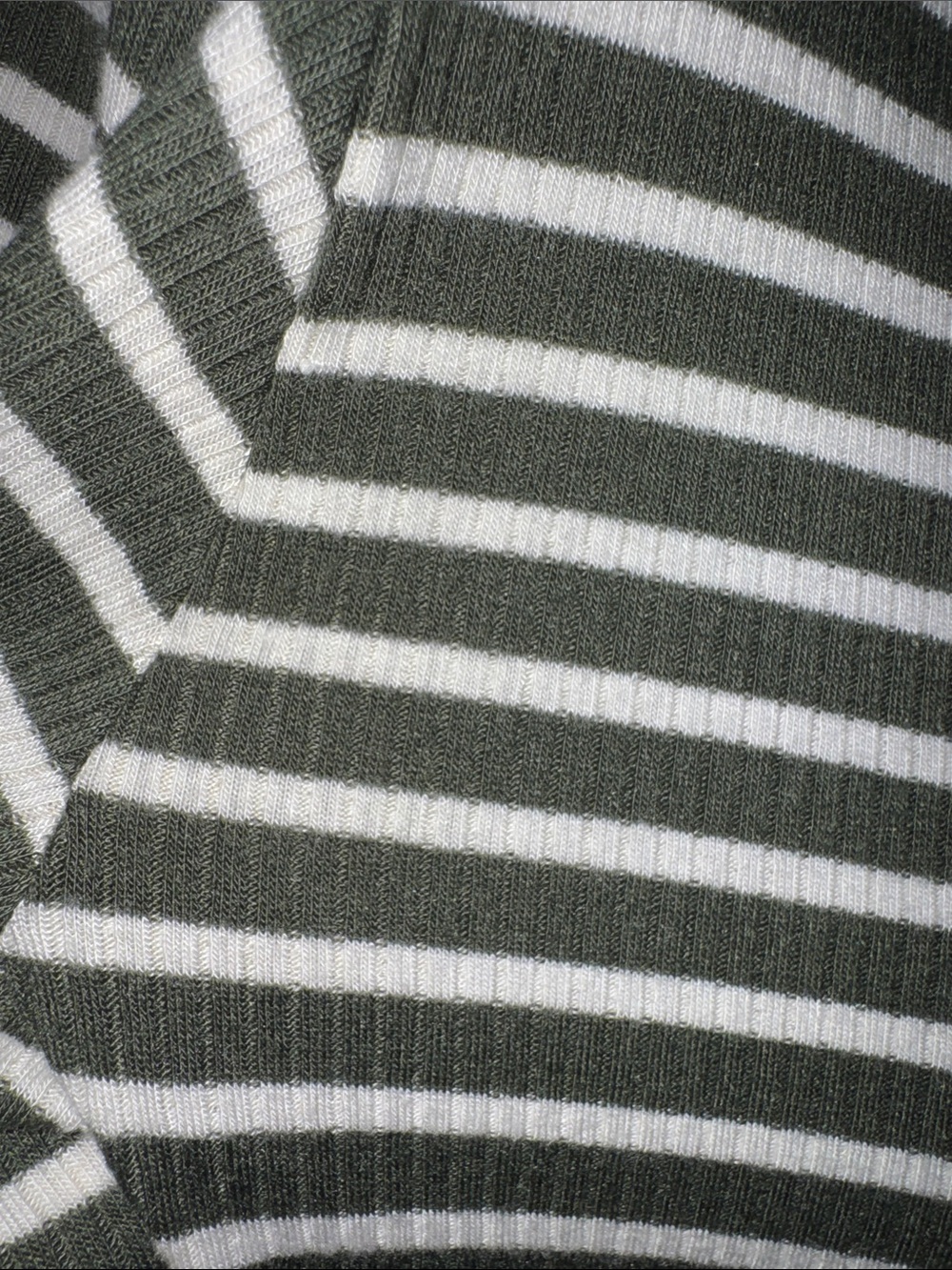 LuLaRoe- Olive Green & White Striped Midi Dress Size Small - Picture 11 of 15